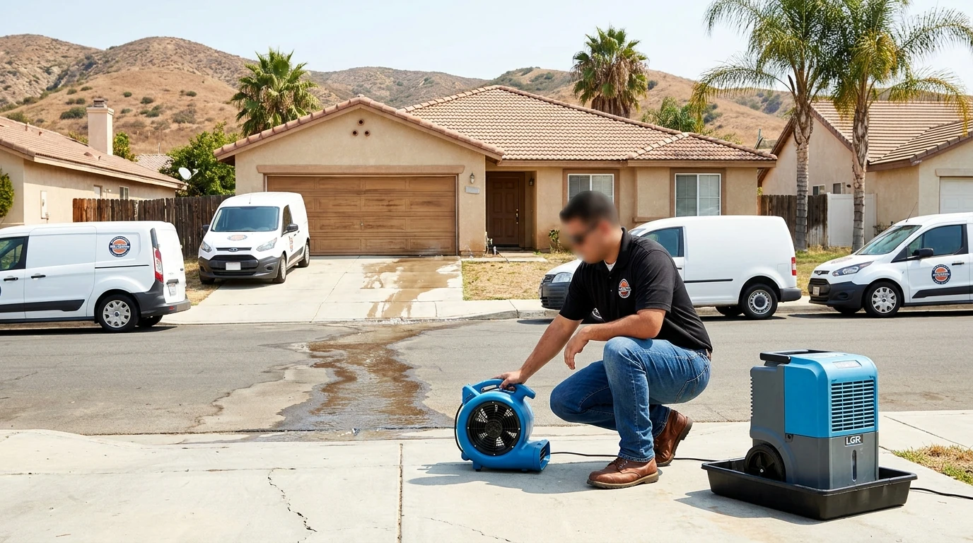 Water Damage in Chino, CA: What to Do, What It Costs, and Who to Call