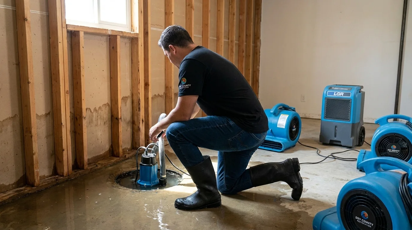 24/7 Emergency Basement Flooding Cleanup in Corona
