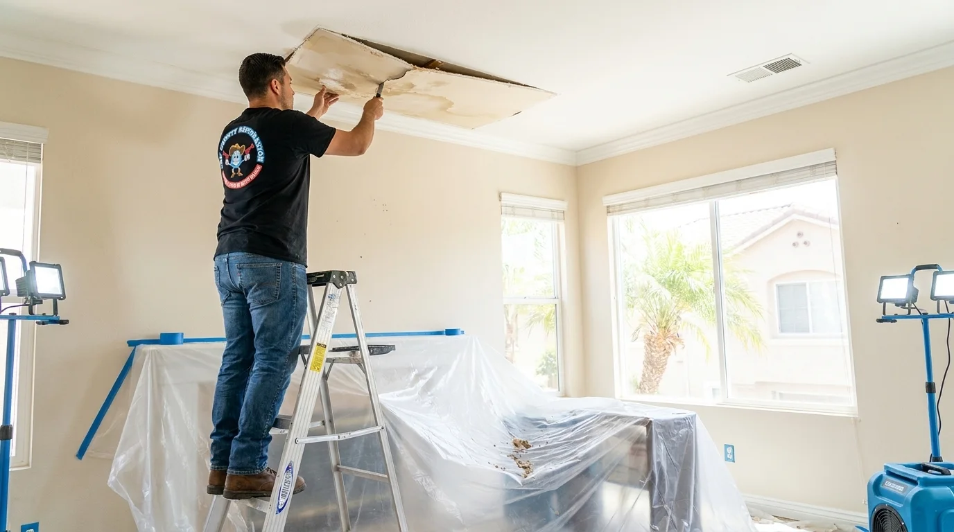 24/7 Emergency Ceiling Water Damage Repair in Corona