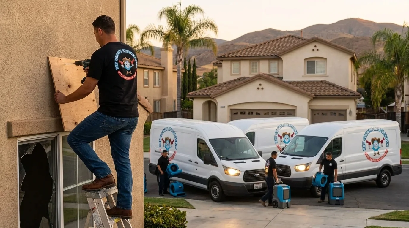 24/7 Emergency Board-Up and Tarping in Corona