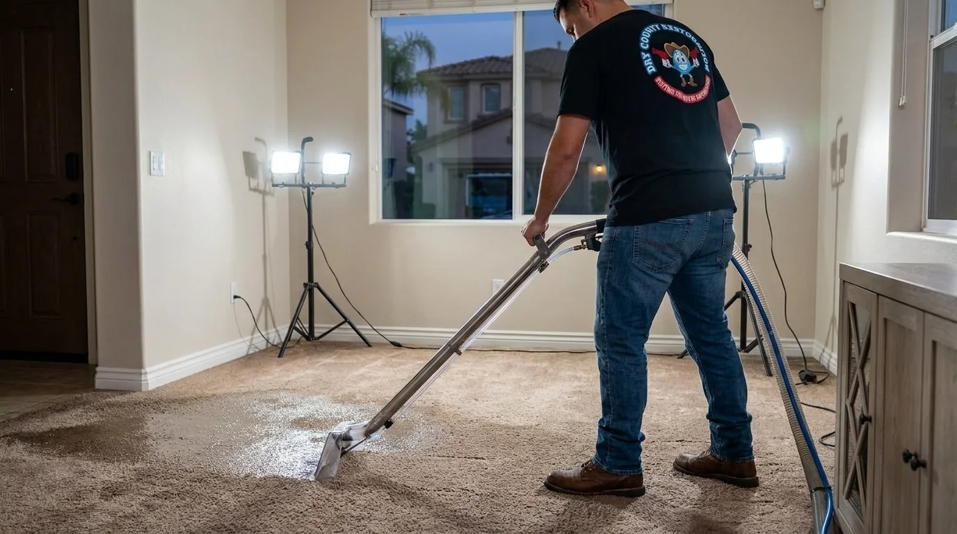 24/7 Emergency Water Removal & Cleanup in Corona